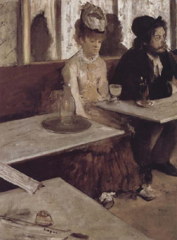 Edgar Degas absinth oil painting image